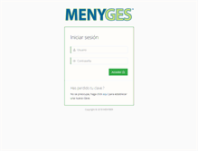 Tablet Screenshot of menyges.com